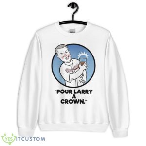 Chipper Jones Pour Larry A Crown Shirt - Unisex Heavy Blend Crewneck Sweatshirt