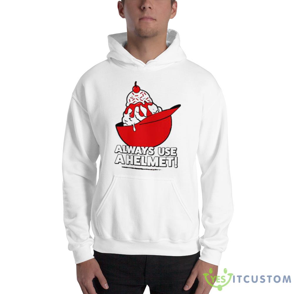 cincinnatI always use a helmet shirt 11 cincinnatI always use a helmet shirt - 18500 Unisex Heavy Blend Hooded Sweatshirt