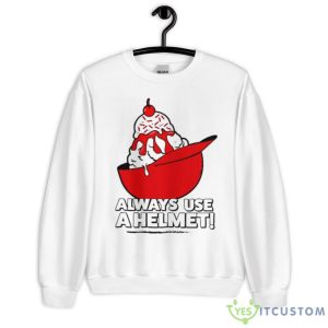 cincinnatI always use a helmet shirt - 18000 Unisex Heavy Blend Crewneck Sweatshirt
