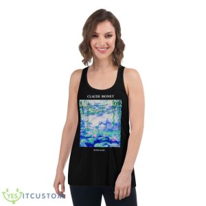 Claude Monet Water Lilies Shirt - Women's Flowy Racerback Tank