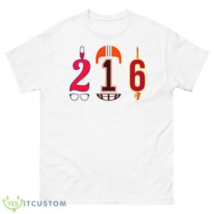 cleveland 216 area code shirt - 500 Men’s Classic Tee Gildan