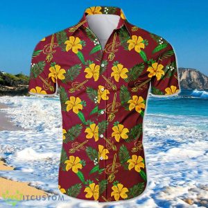 Cleveland Cavaliers Hawaiian Shirt For Men And Women Small Flowers Product Photo 1