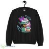 Coffee is my first love Shirt - 18000 Unisex Heavy Blend Crewneck Sweatshirt