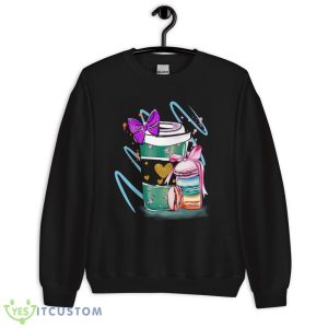 Coffee is my first love Shirt - 18000 Unisex Heavy Blend Crewneck Sweatshirt