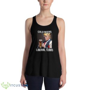 Cold Beer Liberal Tears Shirt - 8800 Women's Flowy Racerback Tank