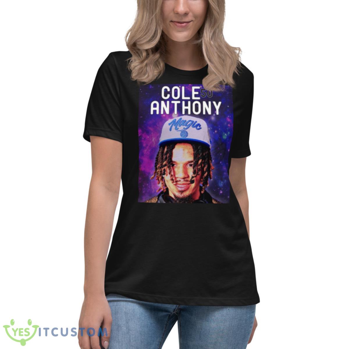 Cole Anthony Magic Galaxy Shirt 6 Cole Anthony Magic Galaxy Shirt - Women's Relaxed Short Sleeve Jersey Tee