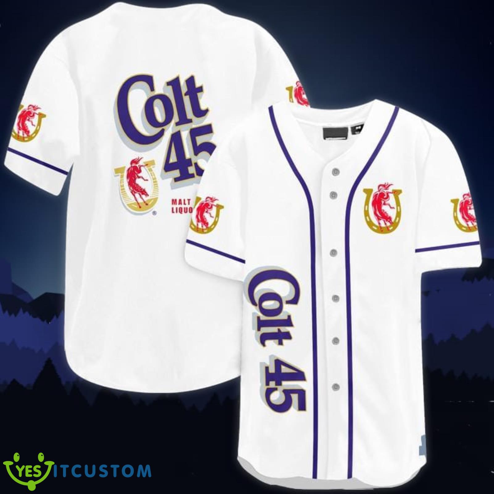 Colt 45 Malt Liquor Baseball Jersey Shirt For Men And Women 3 Colt 45 Malt Liquor Baseball Jersey Shirt For Men And Women Product Photo 1