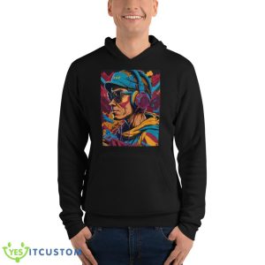Cool Digita Art Spiderverse Hobie Brown Shirt - Unisex Fleece Pullover Hoodie