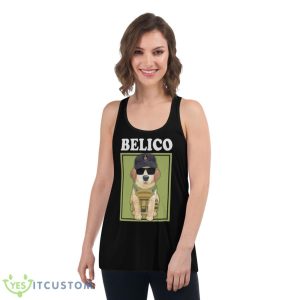 Corridos Belicos Peso Pluma Art Shirt - Women's Flowy Racerback Tank