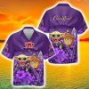 Crown Royal Baby Yoda Hawaiian Graphic Print Tropical Style AOP Hawaiian Shirt And Beach Short Product Photo 1