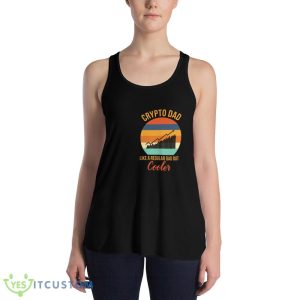 Crypto Dad Design Black Shirt 7 Crypto Dad Design Black Shirt - 8800 Women's Flowy Racerback Tank