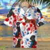 Curly-Coated Retriever Tropical Aloha Hawaiian Shirt Product Photo 1