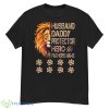 Custom Husband Daddy Protector Hero Happy Fathers Day Shirt - G500 Men’s Classic T-Shirt