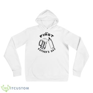 Dad’s First Father’s Day Beer And Bottle shirt - 3719 Unisex Fleece Pullover Hoodie