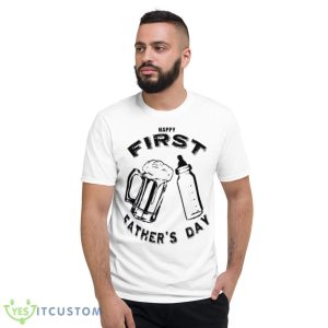 Dad’s First Father’s Day Beer And Bottle shirt - 980 Lightweight Fashion Short Sleeve T-Shirt