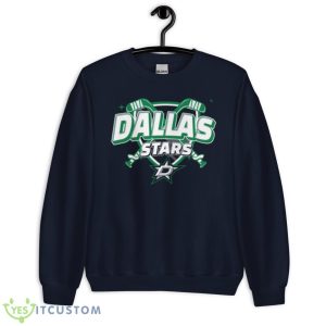 Dallas Stars Ice Hockey Logo Shirt - Unisex Crewneck Sweatshirt-1