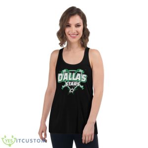 Dallas Stars Ice Hockey Logo Shirt - Women's Flowy Racerback Tank