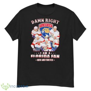 Damn Right I Am A Florida Fan Now And Forever Signatures Shirt - G500 Men’s Classic T-Shirt