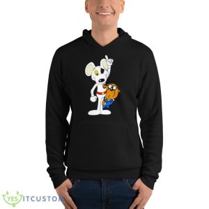 Danger Mouse And Penfold Shirt - Unisex Fleece Pullover Hoodie