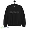 Dark Brandon Design Black Shirt - 18000 Unisex Heavy Blend Crewneck Sweatshirt