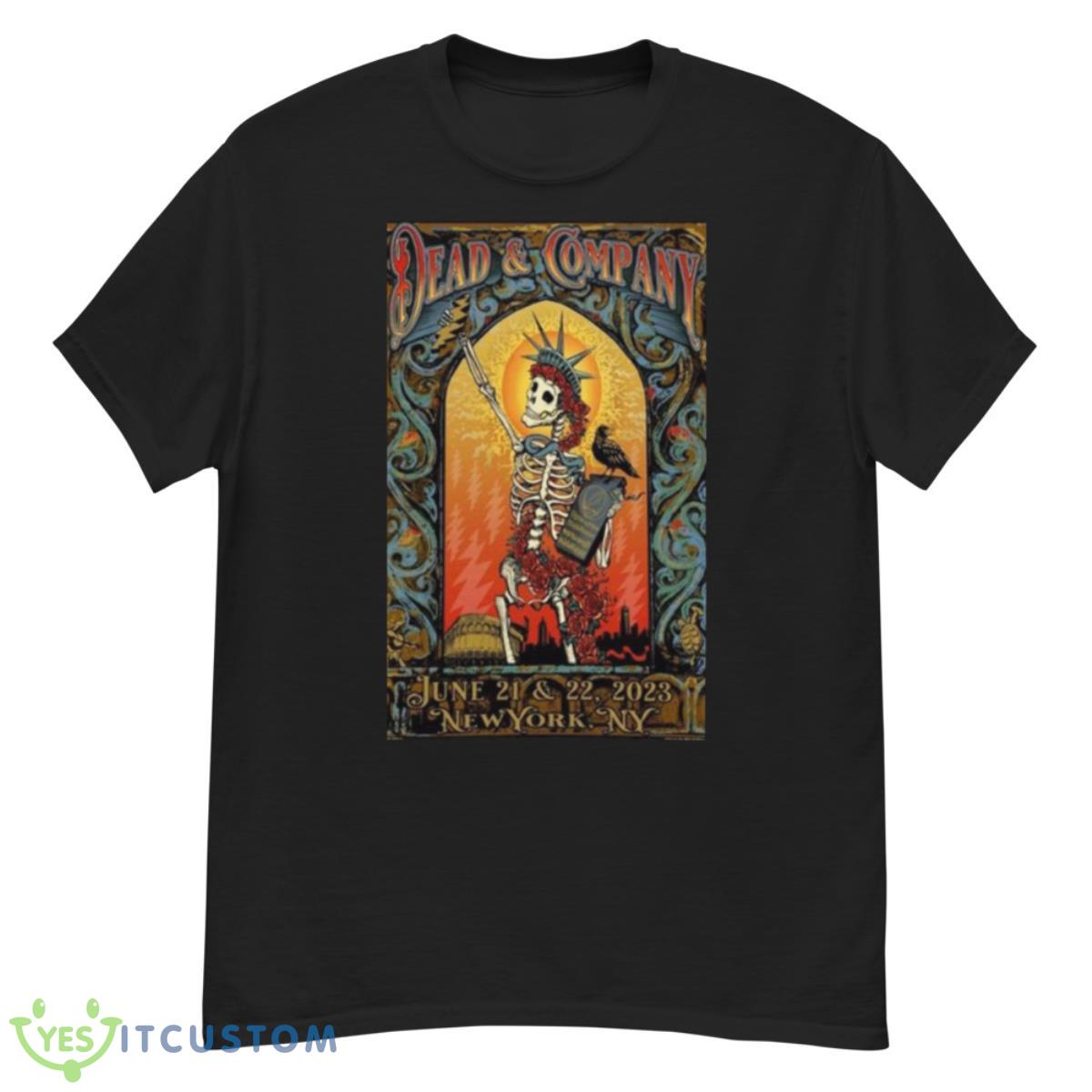 Dead & Company Event New York Tour 2023 Poster Shirt 12 Dead & Company Event New York Tour 2023 Poster Shirt - G500 Men’s Classic T-Shirt