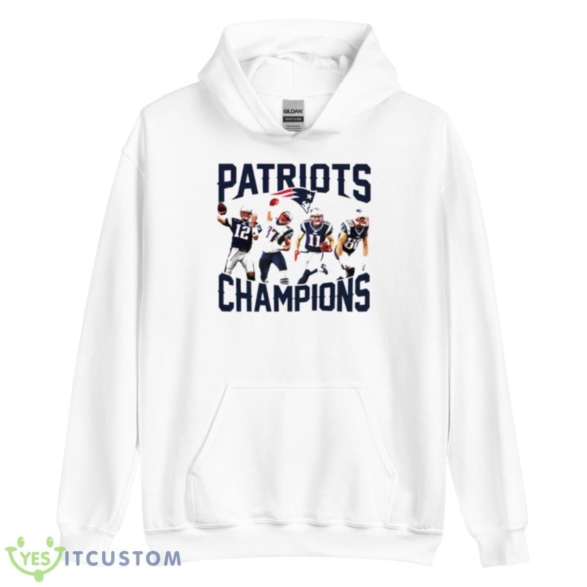 Declare Your Love For The Patriots Champions With This Iconic Shirt 11 Declare Your Love For The Patriots Champions With This Iconic Shirt - Unisex Heavy Blend Hooded Sweatshirt