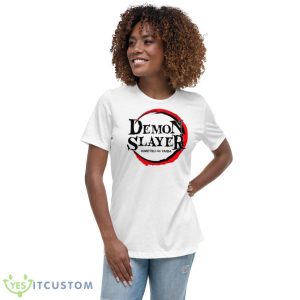 Demon Slayer Demon Slayer Logo Shirt - Women's Relaxed Short Sleeve Jersey Tee