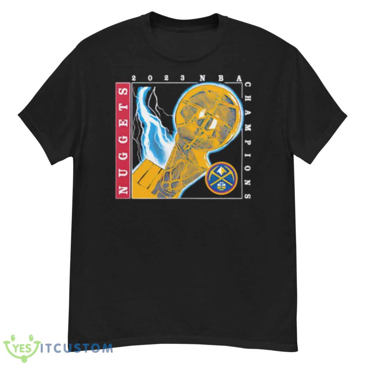 Denver Nuggets 2023 NBA Champions Trophy Shirt 12 Denver Nuggets 2023 NBA Champions Trophy Shirt - G500 Men’s Classic T-Shirt