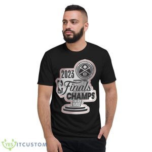 Denver Nuggets 2023 NBA Finals Champions Metallic Shirt - Short Sleeve T-Shirt