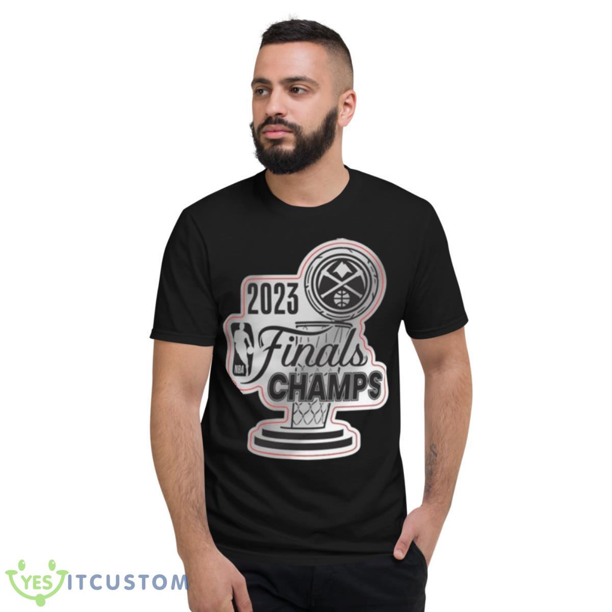 Denver Nuggets 2023 NBA Finals Champions Metallic Shirt 2 Denver Nuggets 2023 NBA Finals Champions Metallic Shirt - Short Sleeve T-Shirt