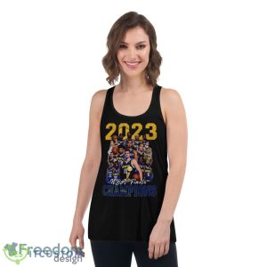Denver Nuggets 2023 Team Players NBA Finals Champions Shirt 10 Denver Nuggets 2023 Team Players NBA Finals Champions Shirt - Women's Flowy Racerback Tank