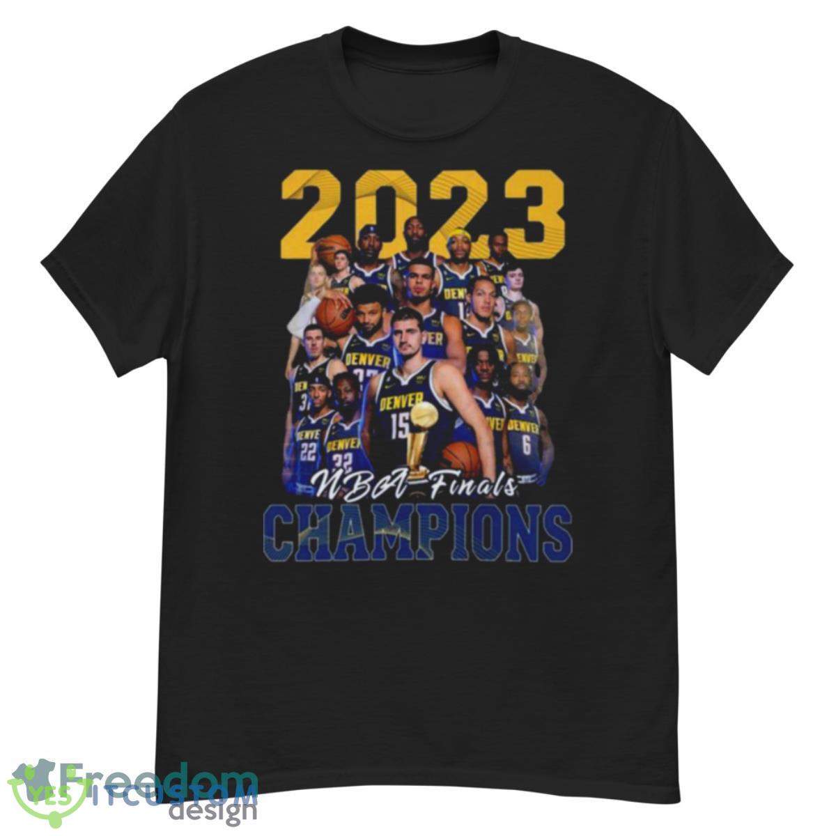 Denver Nuggets 2023 Team Players NBA Finals Champions Shirt 12 Denver Nuggets 2023 Team Players NBA Finals Champions Shirt - G500 Men’s Classic T-Shirt