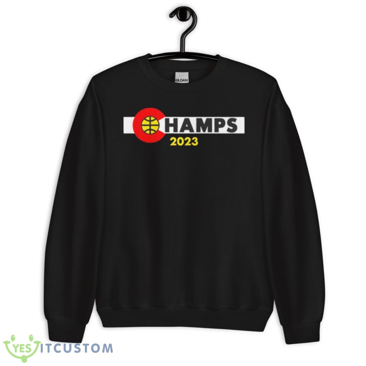 Denver Nuggets Champs Flag 2023 Shirt 3 Denver Nuggets Champs Flag 2023 Shirt - Unisex Crewneck Sweatshirt