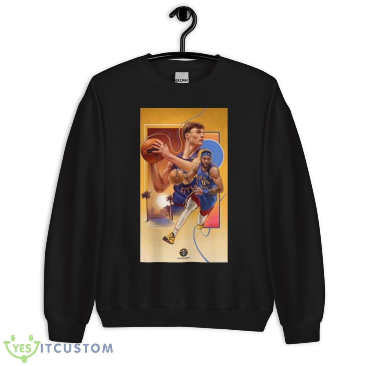 Denver Nuggets Christian Braun And Bruce Brown Jr Shirt 3 Denver Nuggets Christian Braun And Bruce Brown Jr Shirt - Unisex Crewneck Sweatshirt