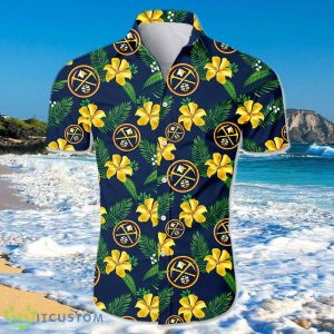 Denver Nuggets Hawaiian Shirt For Men And Women Small Flowers Product Photo 1