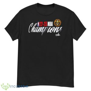 Denver Nuggets New Era 2023 NBA Finals Champions Liquid Silver T Shirt - G500 Men’s Classic T-Shirt