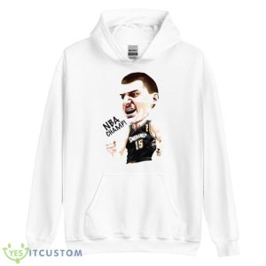 Denver Nuggets Nikola Jokic Nba Champs Finals Mvp Art Shirt - Unisex Heavy Blend Hooded Sweatshirt