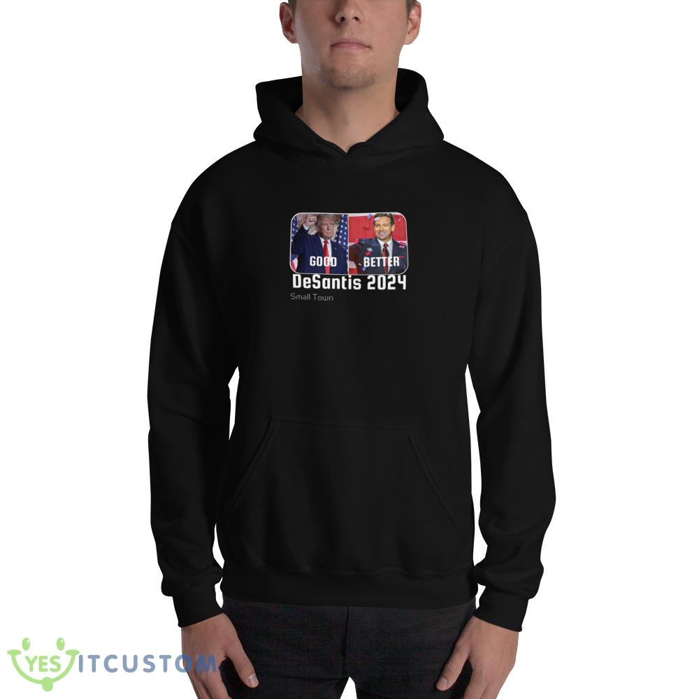 DeSantis 2024 for president Shirt 11 DeSantis 2024 for president Shirt - 18500 Unisex Heavy Blend Hooded Sweatshirt