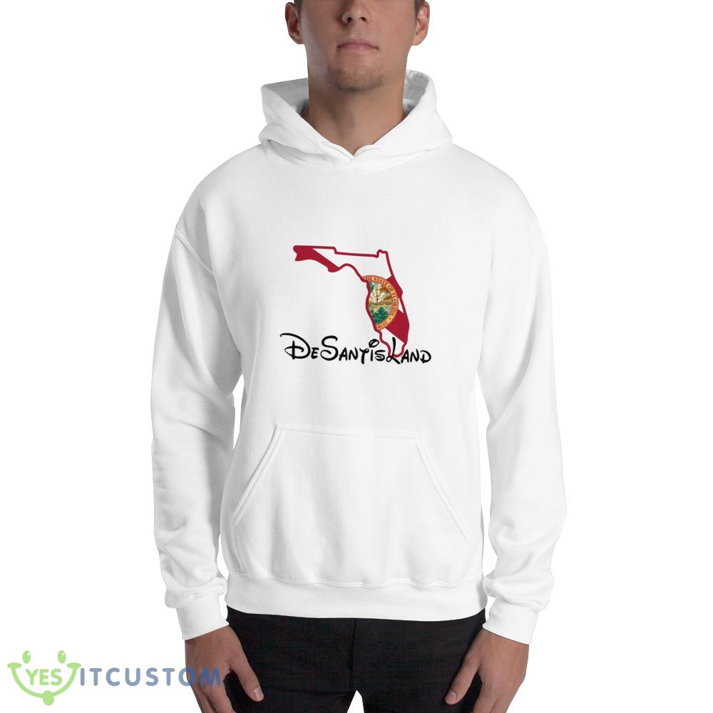 DeSantis Merch DeSantisLand Classic T Shirt 2 DeSantis Merch DeSantisLand Classic T Shirt - 18500 Unisex Heavy Blend Hooded Sweatshirt