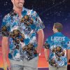 Detroit Lions Personalized Name Tropical Floral Men Women Hawaiian Shirt And Shorts For NFL Football Fans Product Photo 1