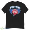 Detroit Pistons Basketball Map Logo 2023 Shirt - G500 Men’s Classic T-Shirt