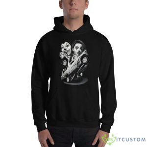 DGA Clowning Around Chola Lowrider T Shirt 6 DGA Clowning Around Chola Lowrider T Shirt - 18500 Unisex Heavy Blend Hooded Sweatshirt