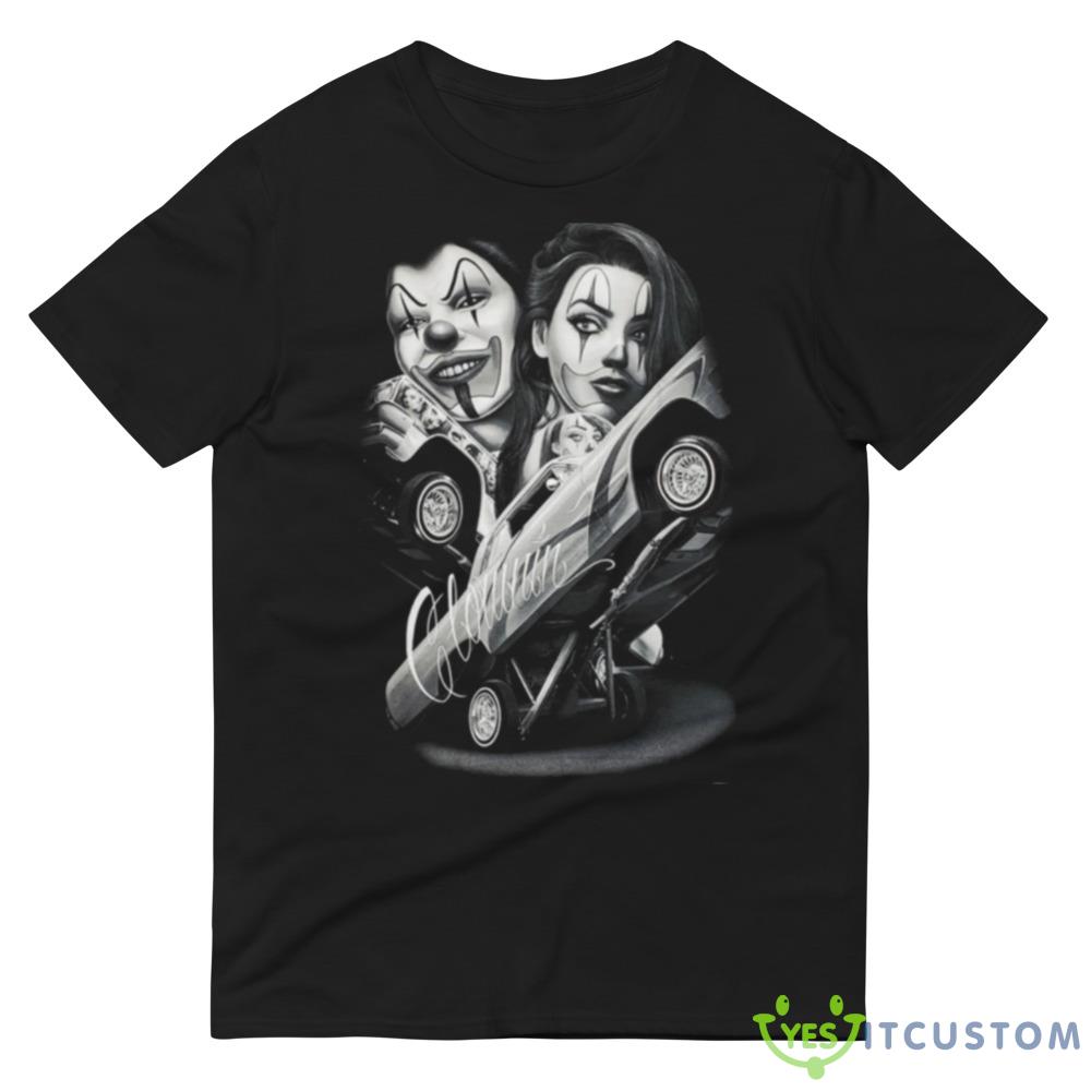 DGA Clowning Around Chola Lowrider T Shirt 4 DGA Clowning Around Chola Lowrider T Shirt - 980 Lightweight Fashion Short Sleeve T-Shirt