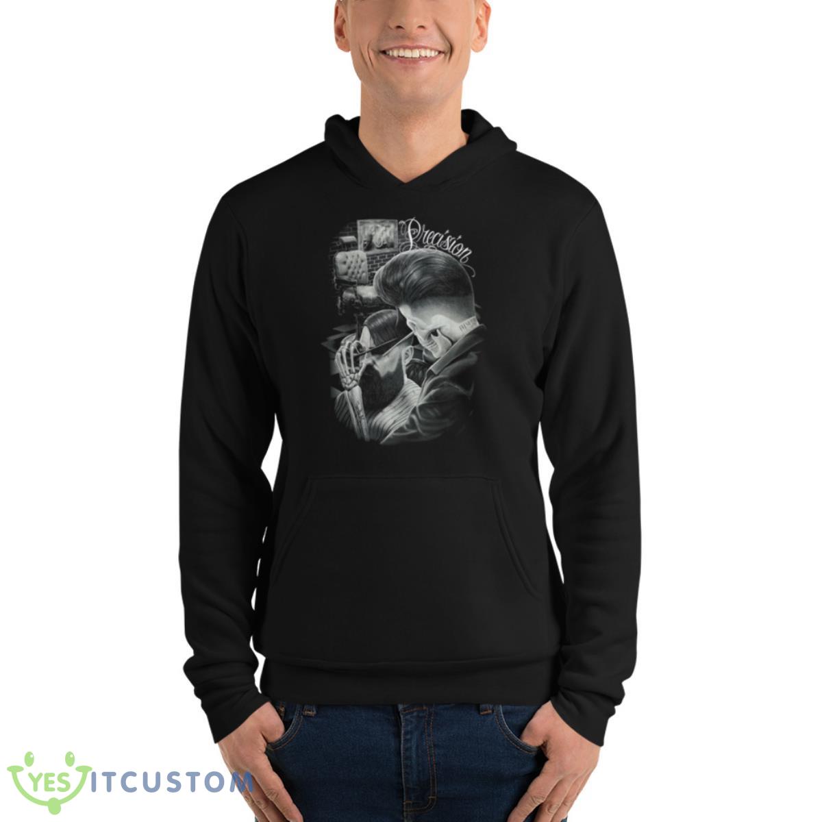 DGA Fresh Cut Skull Barber Shop Graphic T Shirt 4 DGA Fresh Cut Skull Barber Shop Graphic T Shirt - Unisex Fleece Pullover Hoodie