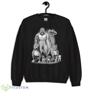 DGA Homies Pit Bulls Kennel Club Chicano Graphic T Shirt - Unisex Crewneck Sweatshirt