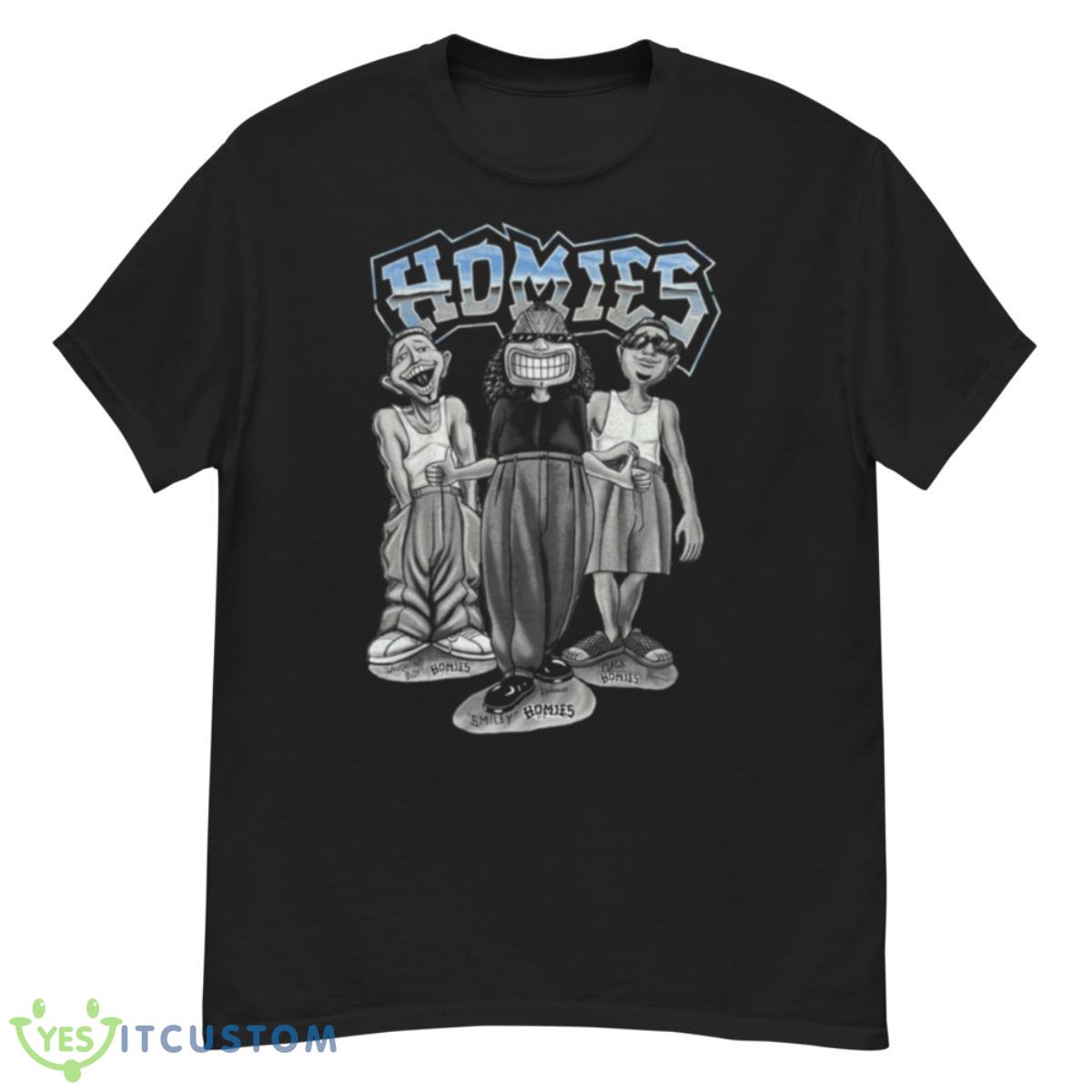 DGA Homies Smiley Trio Graphic T Shirt 12 DGA Homies Smiley Trio Graphic T Shirt - G500 Men’s Classic T-Shirt