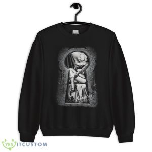 DGA Infamous Marilyn Monroe Infamous Sexy Tattoo Graphic T Shirt - Unisex Crewneck Sweatshirt