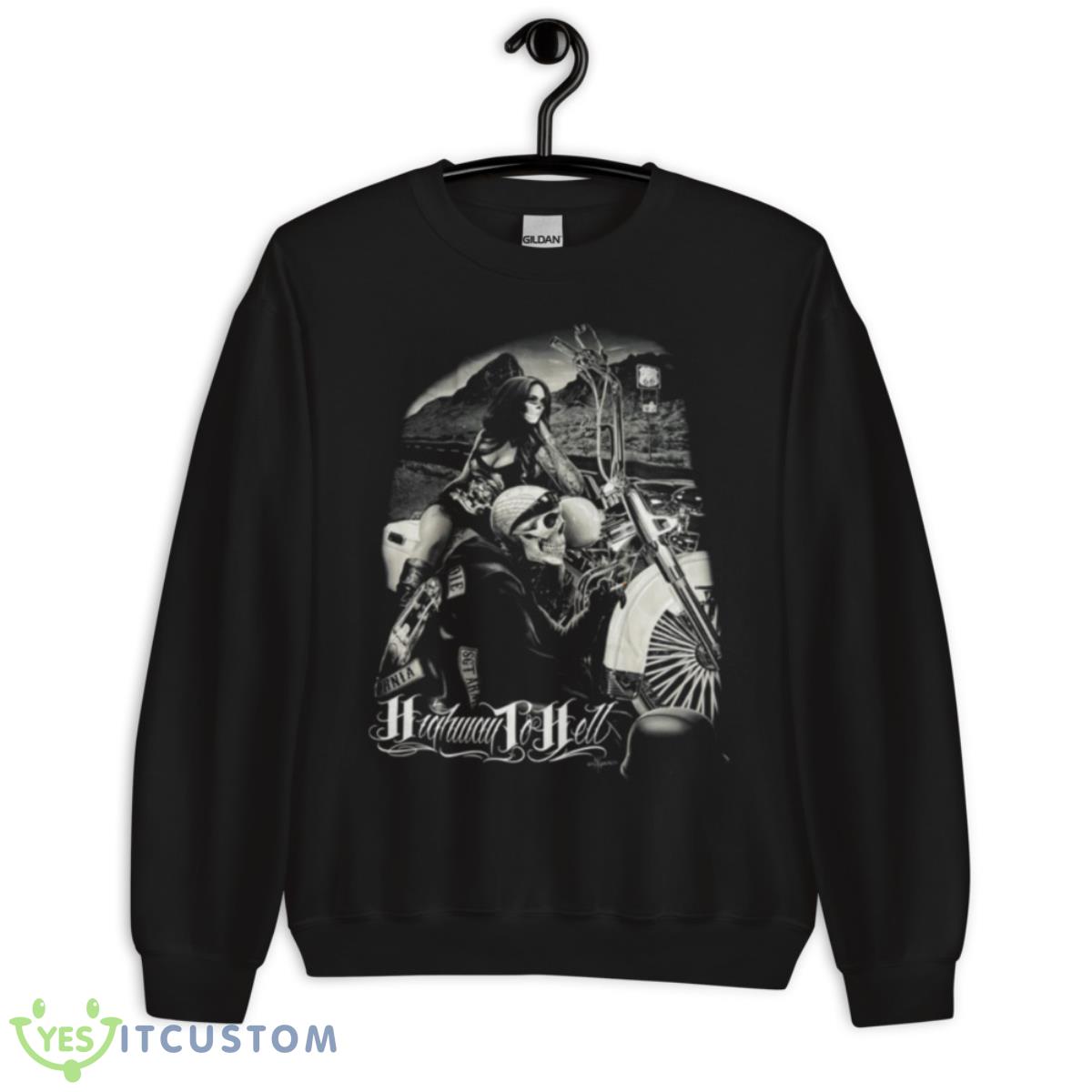 DGA Ride Or Die Highway Hell Graphic T Shirt 13 DGA Ride Or Die Highway Hell Graphic T Shirt - Unisex Crewneck Sweatshirt