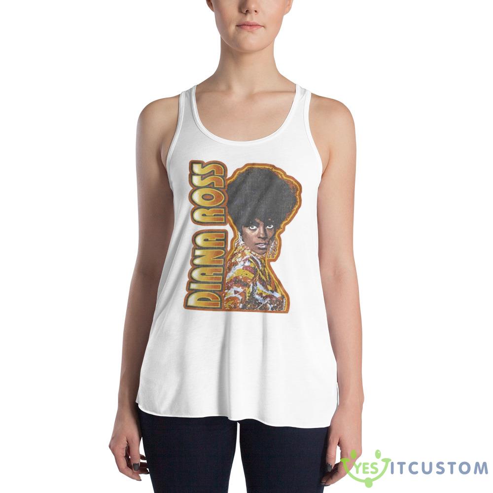 Diana Ross The Seventies Shirt 3 Diana Ross The Seventies Shirt - 8800 Women's Flowy Racerback Tank
