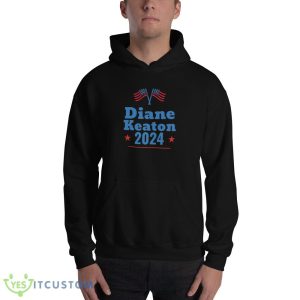 Diane Keaton Design Black Shirt 6 Diane Keaton Design Black Shirt - 18500 Unisex Heavy Blend Hooded Sweatshirt